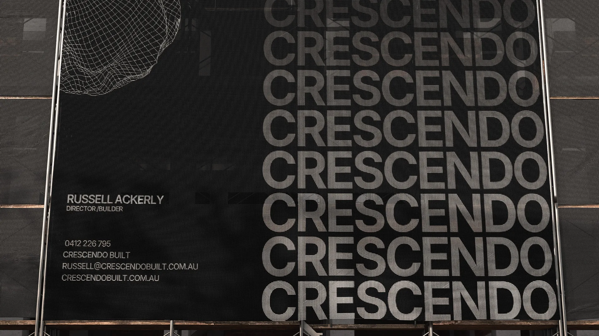 CRESCENDO hoarding